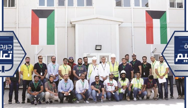 مهندسو الأكاديمية في زيارة موقعية إلى مشروع مطار الكويت T2﻿