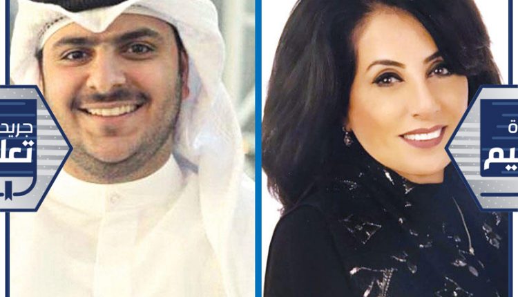 هند السالم مدير إدراة القبول في جامعة الكويت - سعود الكندري رئيس الاتحاد الوطني لطلبة جامعة الكويت