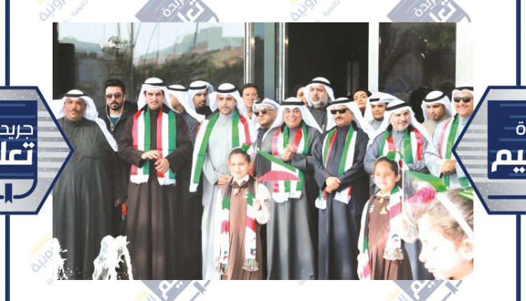 الحربي مع قيادات التربية في الحفل﻿