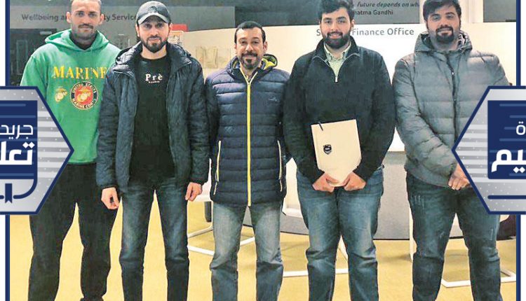 وفد اتحاد بريطانيا مع مبتعثي الديوان