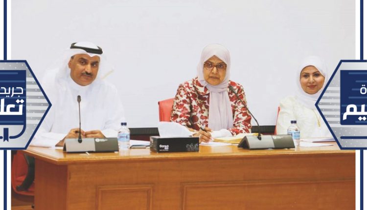 د. سعود الحربي متحدثا خلال استقبال أعضاء فريق المشروع الوطني لتطوير المقصف المدرسي الصحي ﻿