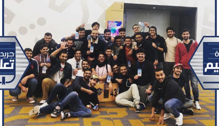 صورة جماعية لفرحة فوز القائمة