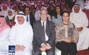 الشيخة دانة ناصر صباح الأحمد والسفير الأميركي لورانس سيلفرمان ود.حبيب أبل