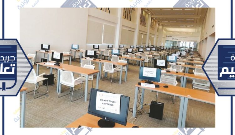 جانب من الاستعدادات لافتتاح المسابقة ﻿