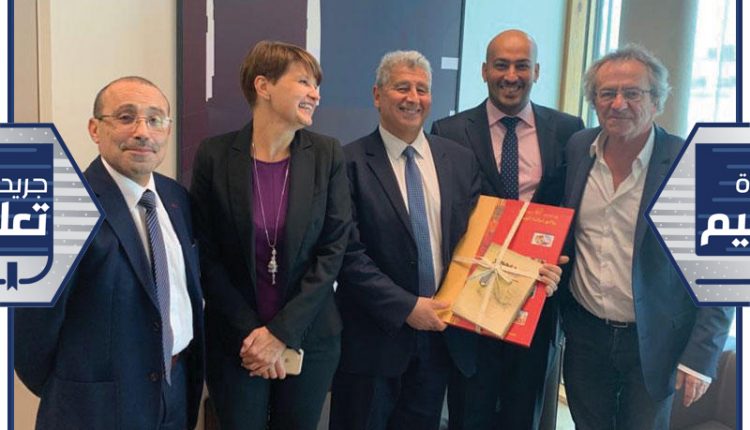 الشمري متوسطاً وفد جامعات ليون