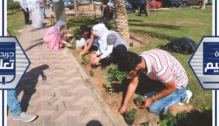 جانب من مشاركة الطلبة﻿