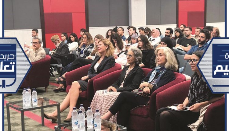 الشيخة حصة الصباح والسفيرة الفرنسية ماري ماسدوبوي في مقدمة الحضور﻿