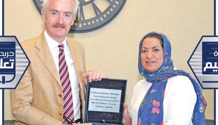 الفضلي تكرم برنين