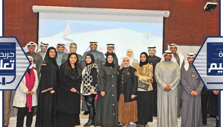 المشاركون في احتفال التكريم