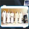 يوسف النجار خلال استقباله عادل العازمي وأعضاء نقابة التربية