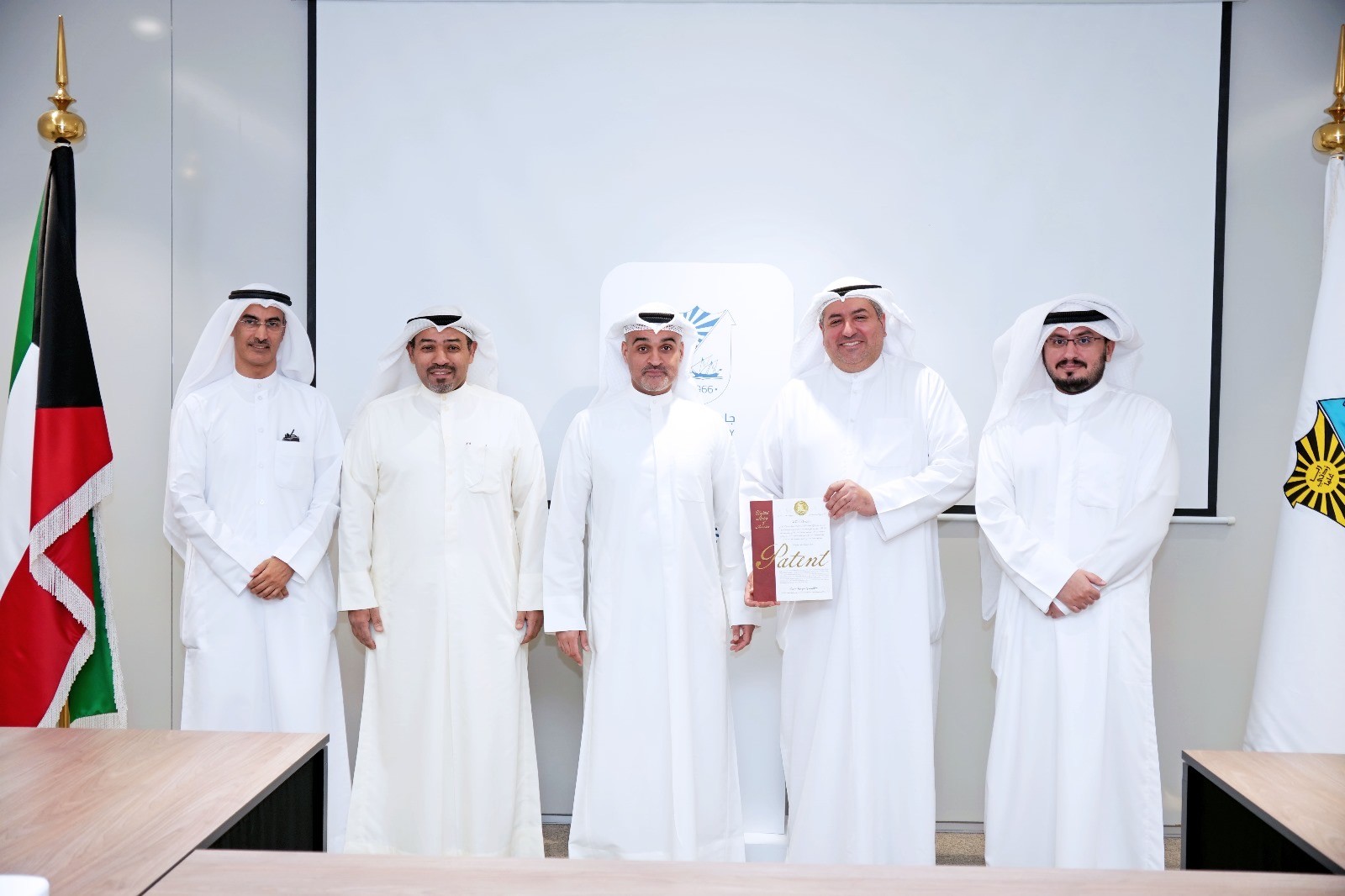 جامعة الكويت تكرم باحثيها الحاصلين على براءات اختراع أمريكية
